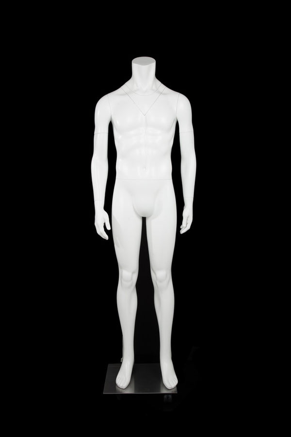 MALE FULL BODY GHOST MANNEQUIN (MAM-GHOSTFUL/WH)