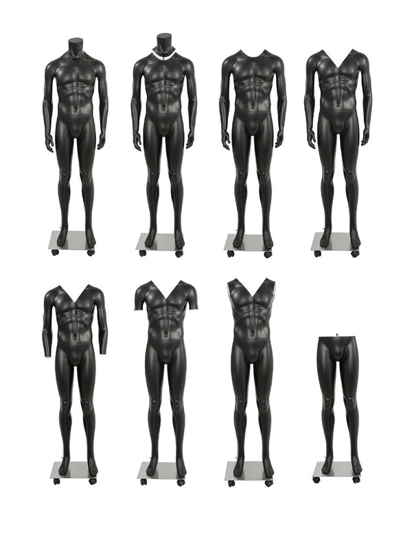 MALE FULL BODY GHOST MANNEQUIN (MAM-GHOSTFUL/BK)