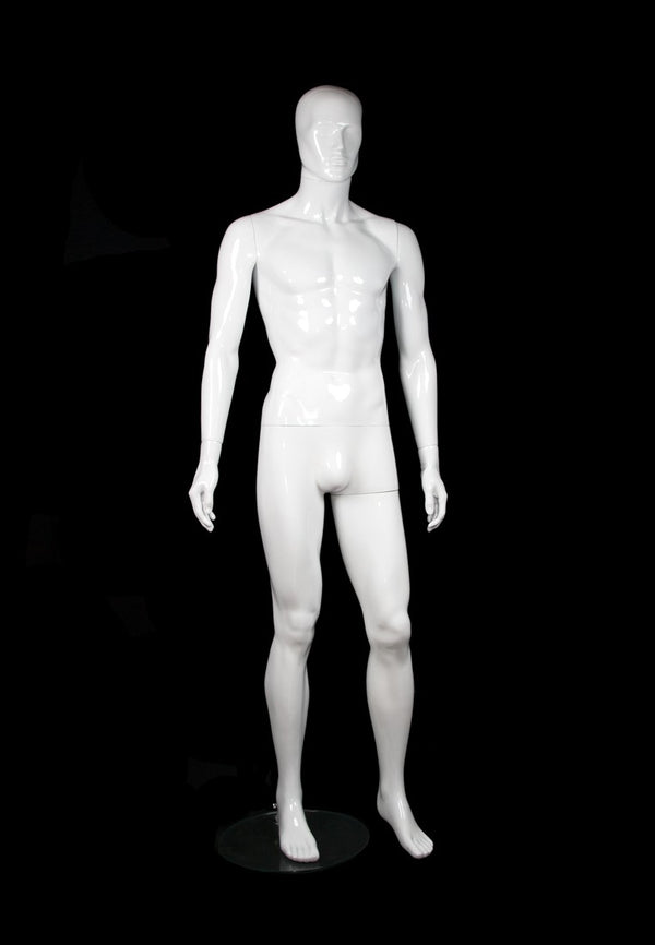 PLASTIC ABSTRACT MALE MANNEQUIN (MAM-P2-DON2)