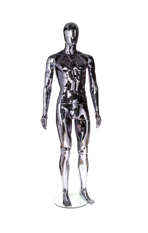 PLASTIC MALE EGG HEAD MANNEQUIN (MAM-P2-EH1/CR)