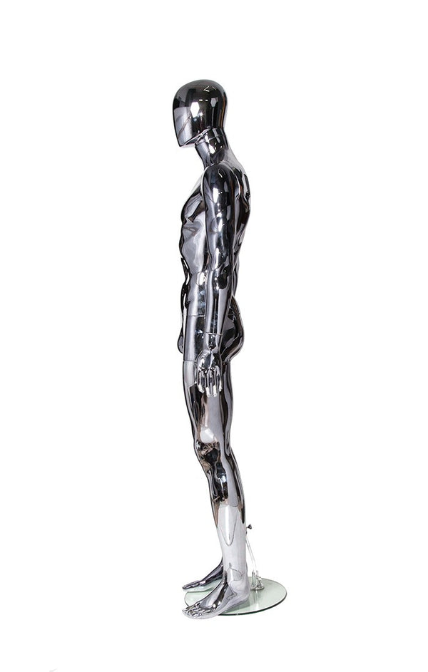 PLASTIC MALE EGG HEAD MANNEQUIN (MAM-P2-EH1/CR)