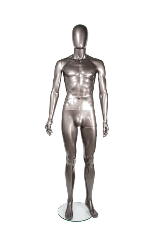 PLASTIC MALE EGG HEAD MANNEQUIN (MAM-P2-EH1)