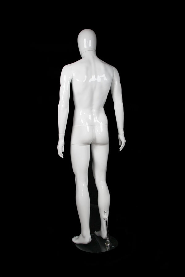 PLASTIC MALE EGG HEAD MANNEQUIN (MAM-P2-EH1)