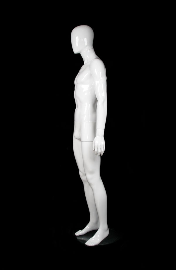 PLASTIC MALE EGG HEAD MANNEQUIN (MAM-P2-EH1)