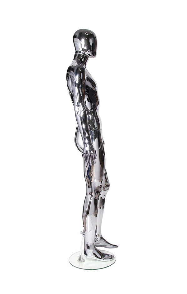 PLASTIC MALE EGG HEAD MANNEQUIN (MAM-P2-EH2/CR)