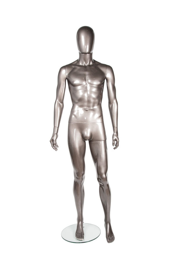 PLASTIC MALE EGG HEAD MANNEQUIN (MAM-P2-EH2)