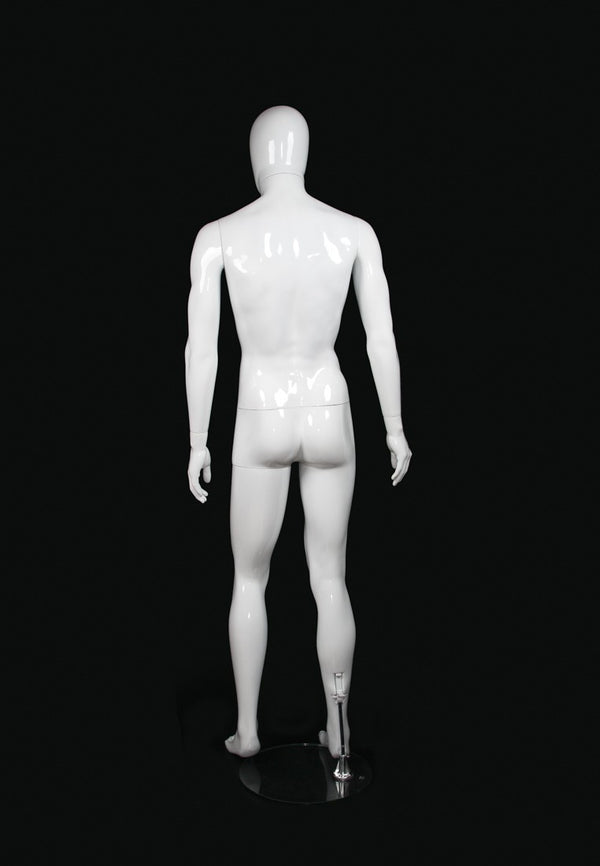 PLASTIC MALE EGG HEAD MANNEQUIN (MAM-P2-EH2)