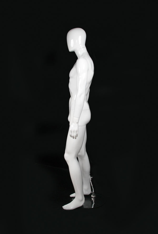 PLASTIC MALE EGG HEAD MANNEQUIN (MAM-P2-EH2)