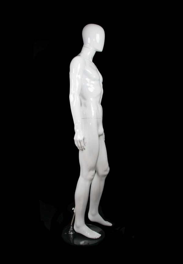 PLASTIC MALE EGG HEAD MANNEQUIN (MAM-P2-EH2)