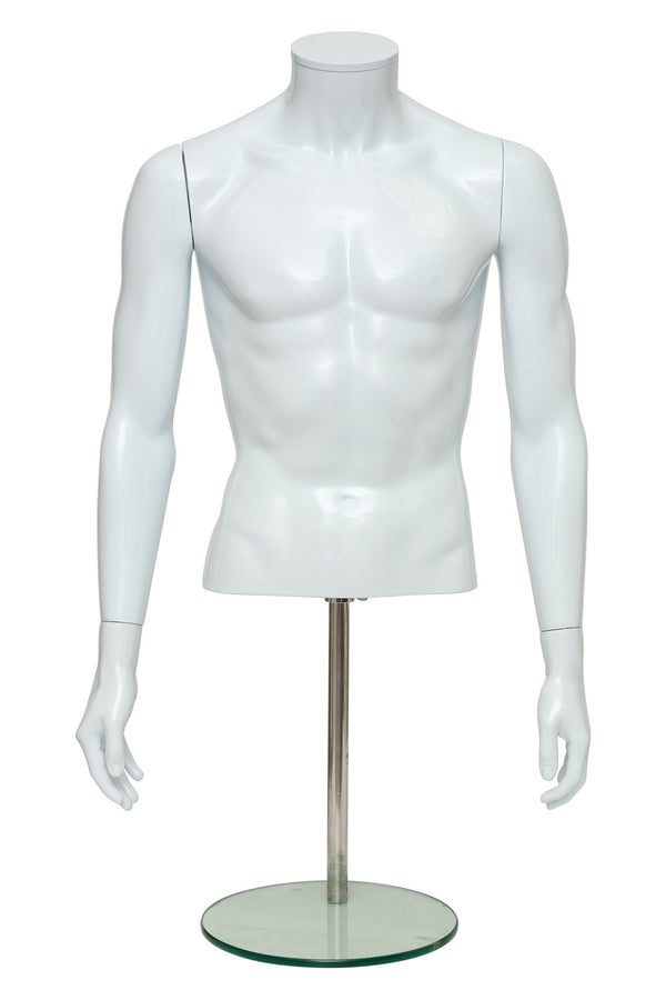 PP. 1/2 MALE TORSO W/ARMS, W/ CAP (SMT1)  (MAM-P4-SMT1)