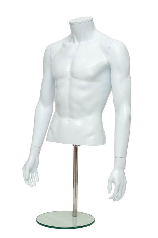 PP. 1/2 MALE TORSO W/ARMS, W/ CAP (SMT1)  (MAM-P4-SMT1)