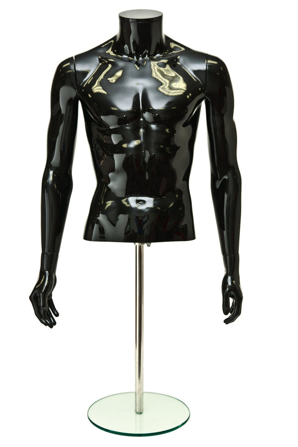 PP. 1/2 MALE TORSO W/ARMS, W/ CAP (SMT1)  (MAM-P4-SMT1)