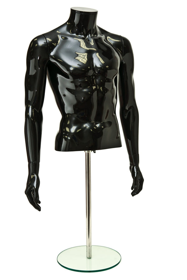 PP. 1/2 MALE TORSO W/ARMS, W/ CAP (SMT1)  (MAM-P4-SMT1)