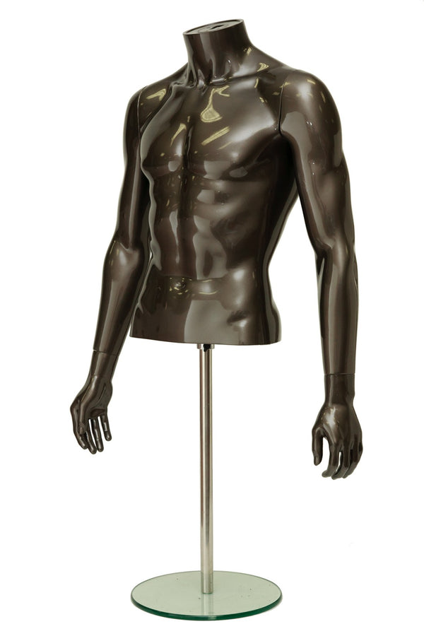 PP. 1/2 MALE TORSO W/ARMS, W/ CAP (SMT1)  (MAM-P4-SMT1)