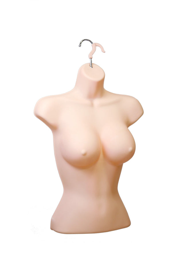 PLASTIC FORM 1/2 FEMALE FORM BIG BREASTS (PFF-B812), 6 PCS