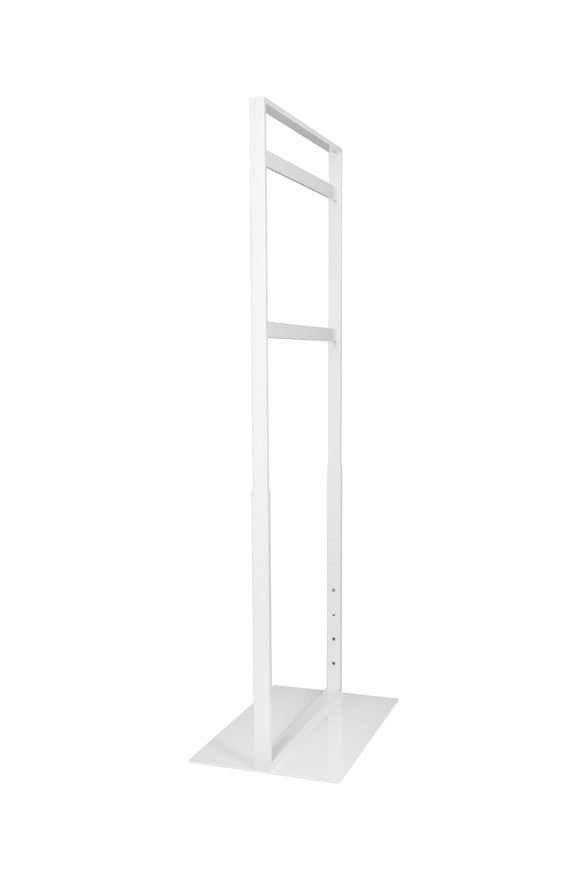 1-TIER ACCESSORY/CLOTHES RACK, WHITE (R-400-2-ADJ/WH)