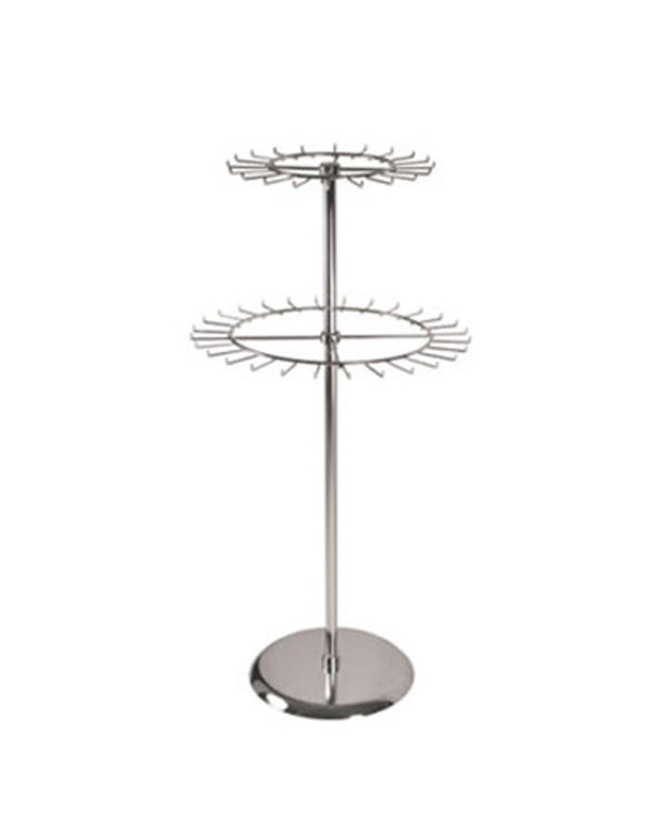 TWO TIER REVOLVING BELT RACK (R-56ROUND)