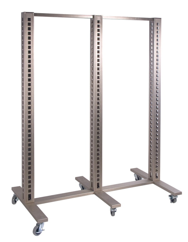 TRIPLE SQUARE TUBING RACK, SATIN NICKEL (RSB3-L/SN)