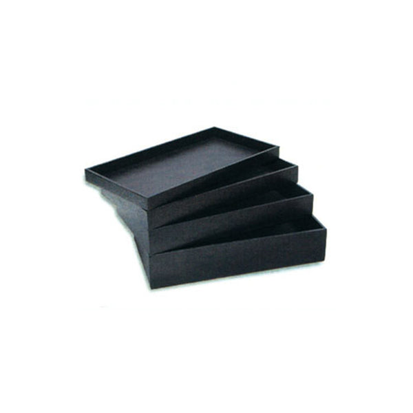 TEXTURED BLACK LEATHERTTE SAMPLE TRAY (TH-1-1/BK)