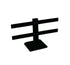 MULTIPLE BAR EARRING STAND (TH-252-2/BLK)