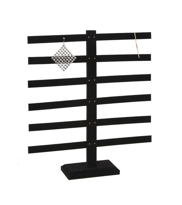 MULTIPLE BAR EARRING STAND (TH-252-6/BLK)