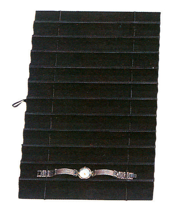 12 WATCH DISPLAY WITH SECTION INSERTS (TH-DBW-710/BLK)