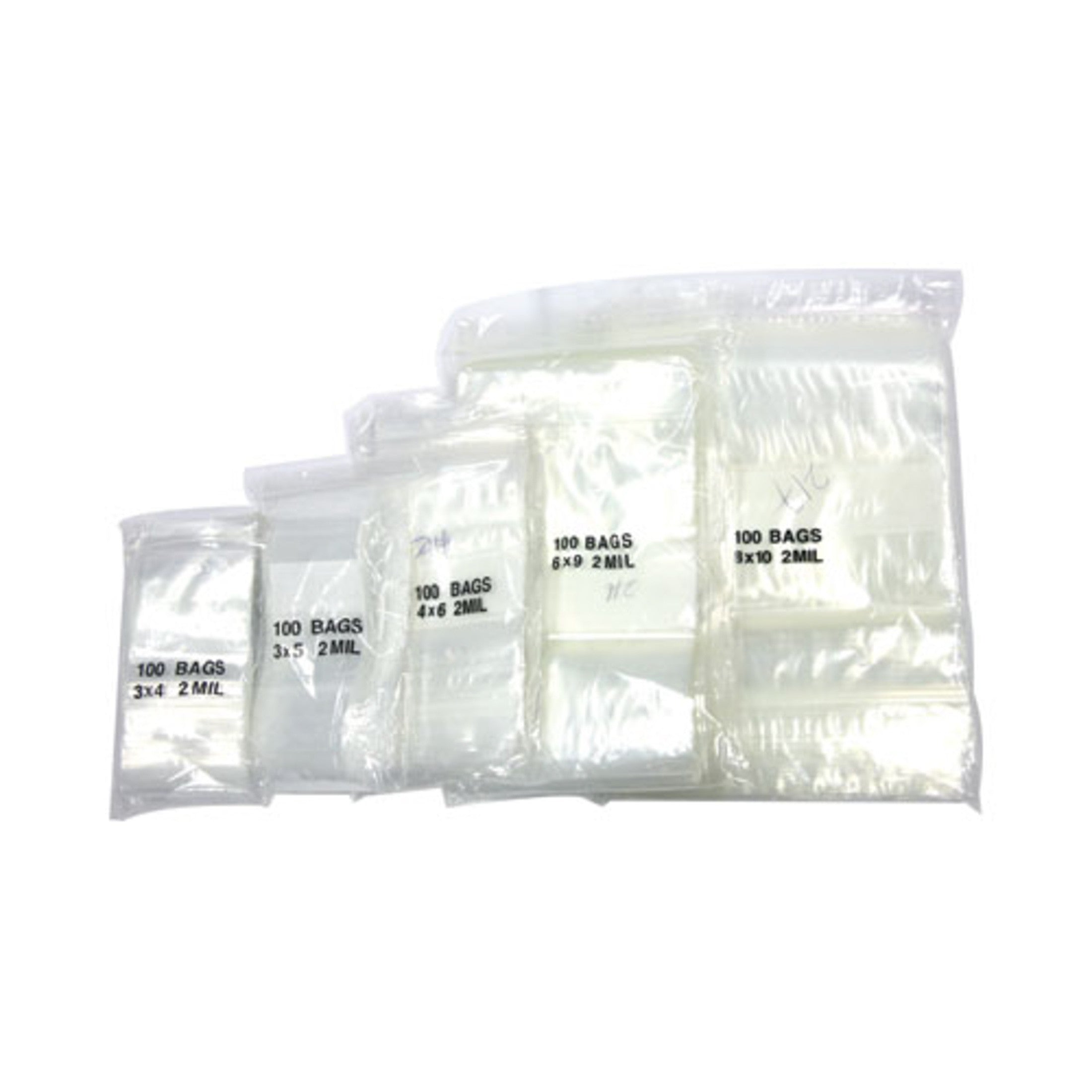 WHITE BLOCK PLASTIC BAG - 100PK (TH-EN-212)