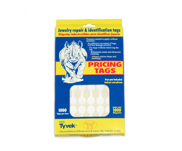 ADHESIVE TEAR-PROOF JEWELRY TAG (TH-TA-70)