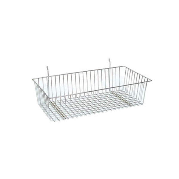 24" X 12" X 6" SHALLOW BASKET FOR SLATWALL(WDS-BSK2412)