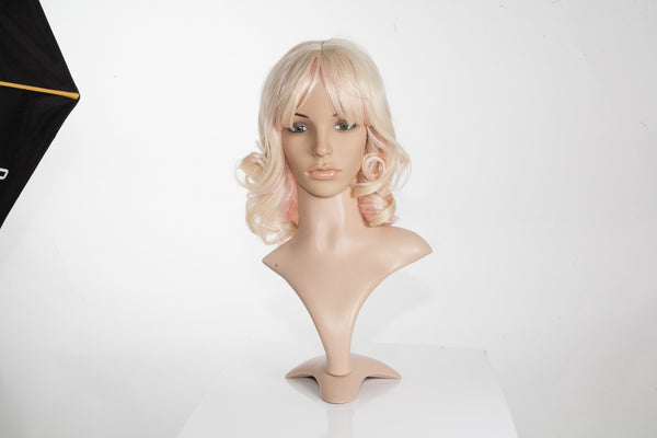 DRAMATIC CURLS W/ BANGS (WIG-140)