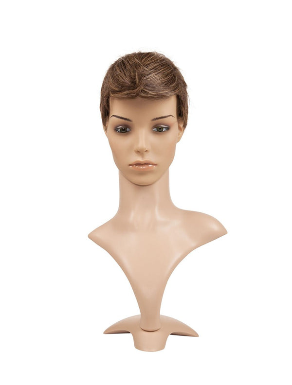 HARD CAP WO/MAN SHORT WIG (WIG-2604)