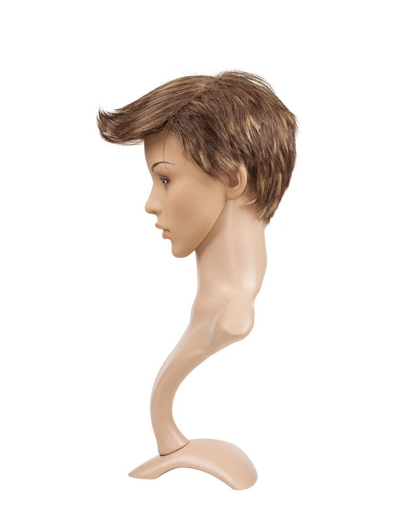 HARD CAP WO/MAN SHORT WIG (WIG-2604)