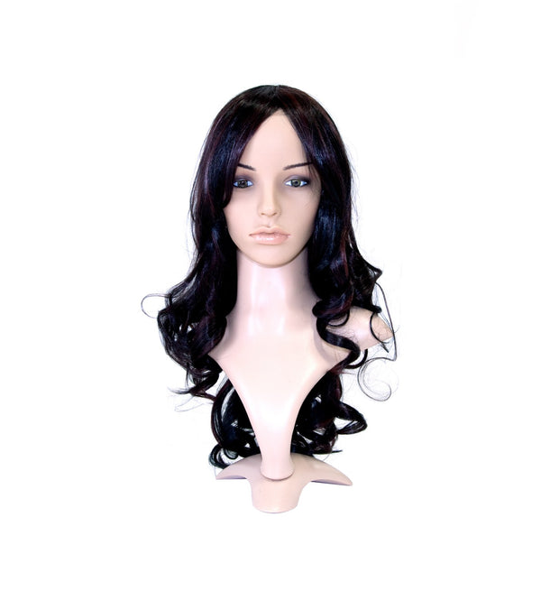 CURLY W/MID PART BANGS (WIG-520)