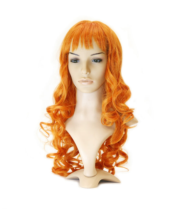 LONG CURLY W/BANGS (WIG-889)