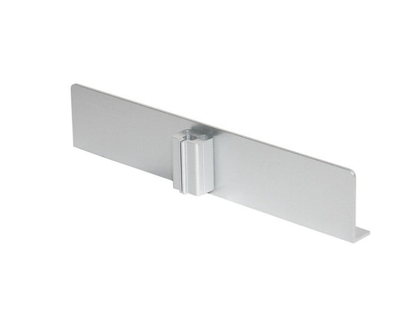 12" WOOD SHELF BRACKET, 2 HOLE W/ CONNECTOR (WS-OV-417/AL)