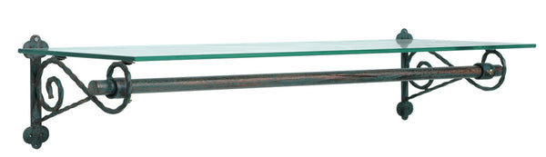 WALL SHELF DECORATIVE W/POLE  (WSH-123)